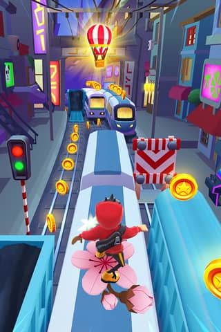 地铁跑酷真正开心版无限钥匙无限金币(Subway Surf)