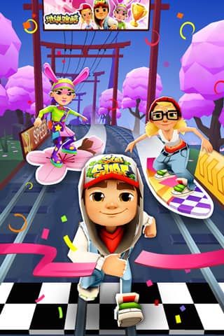 地铁跑酷真正开心版无限钥匙无限金币(Subway Surf)