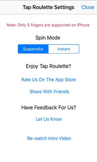 tap roulette ios版