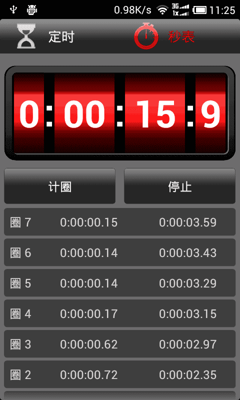 秒表定时器(Stopwatch & Timer)