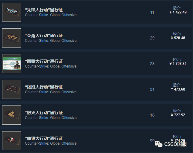 csgo怎么玩以前大行动的剧情地图？csgo历次大行动有哪些