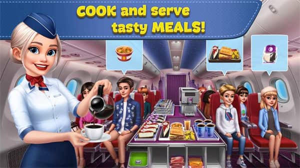 飞机大厨无限金币钻石开心版最新2023(Airplane Chefs)