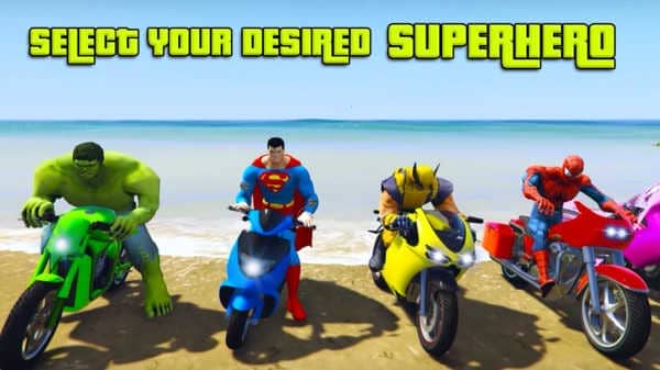 超级英雄摩托车(Superheroes Tricky Motorbike Stu)